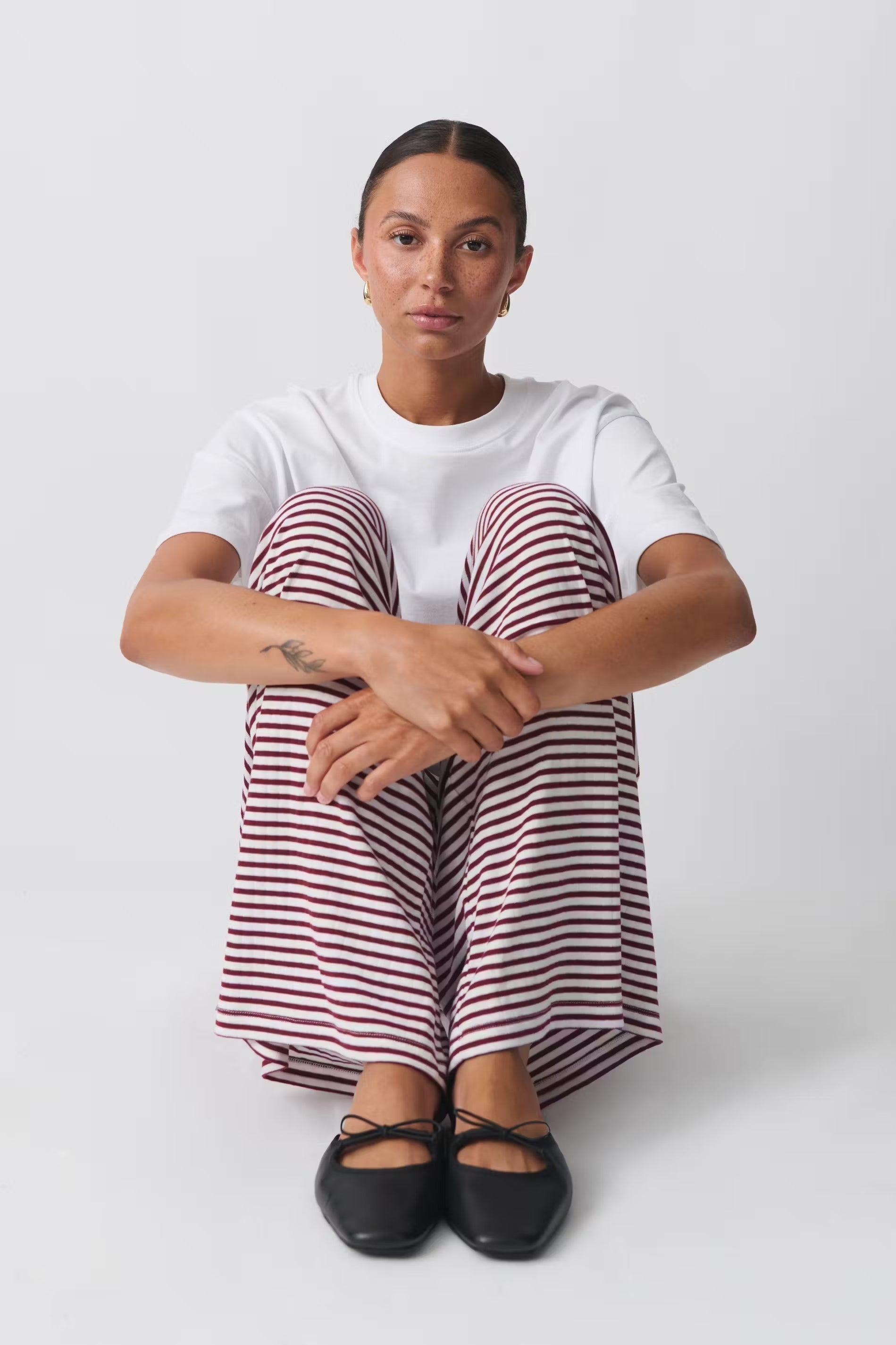 Kaya | Wide Leg Drawstring Trousers