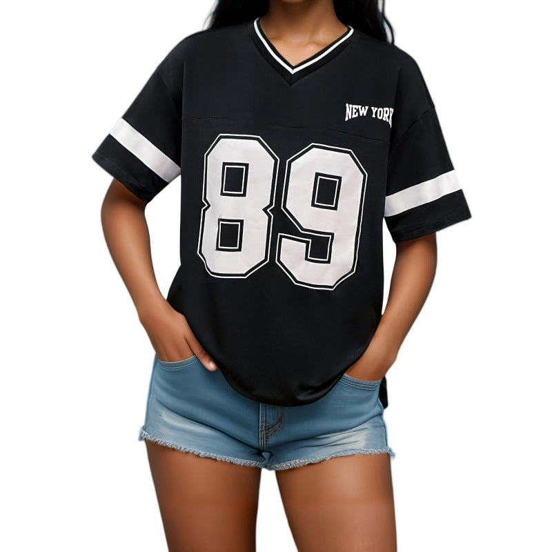 Ashley | T-Shirt Sporty American Football Design