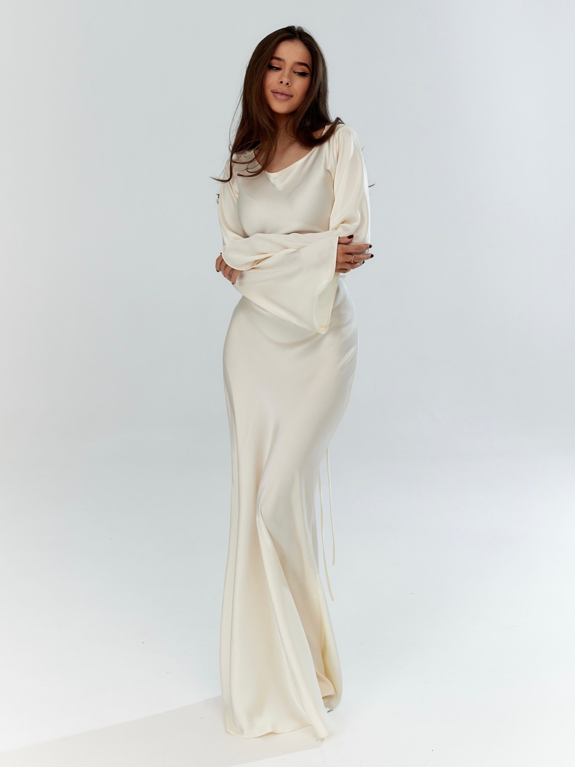 Emmie | Dress with Dramatic Bell Sleeves