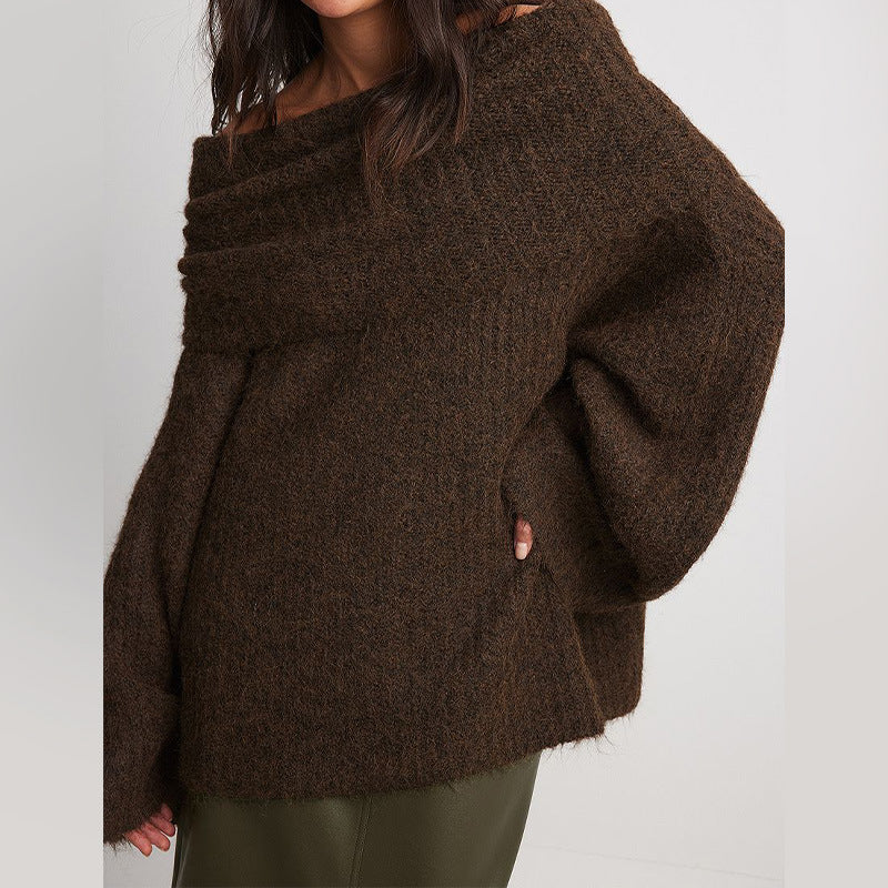 Vianney | Women's Knitted Off-the-Shoulder Sweater