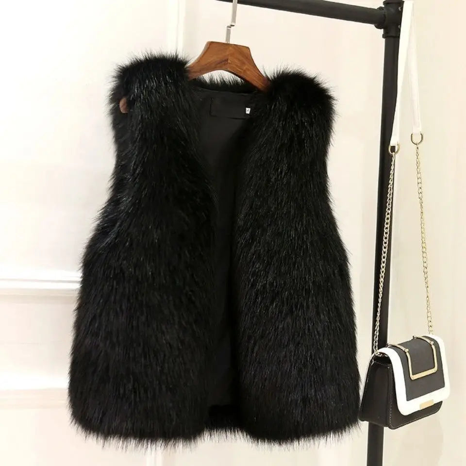 Addison | Luxury Faux Fur Vest for Women: Instant Glamour and Warmth