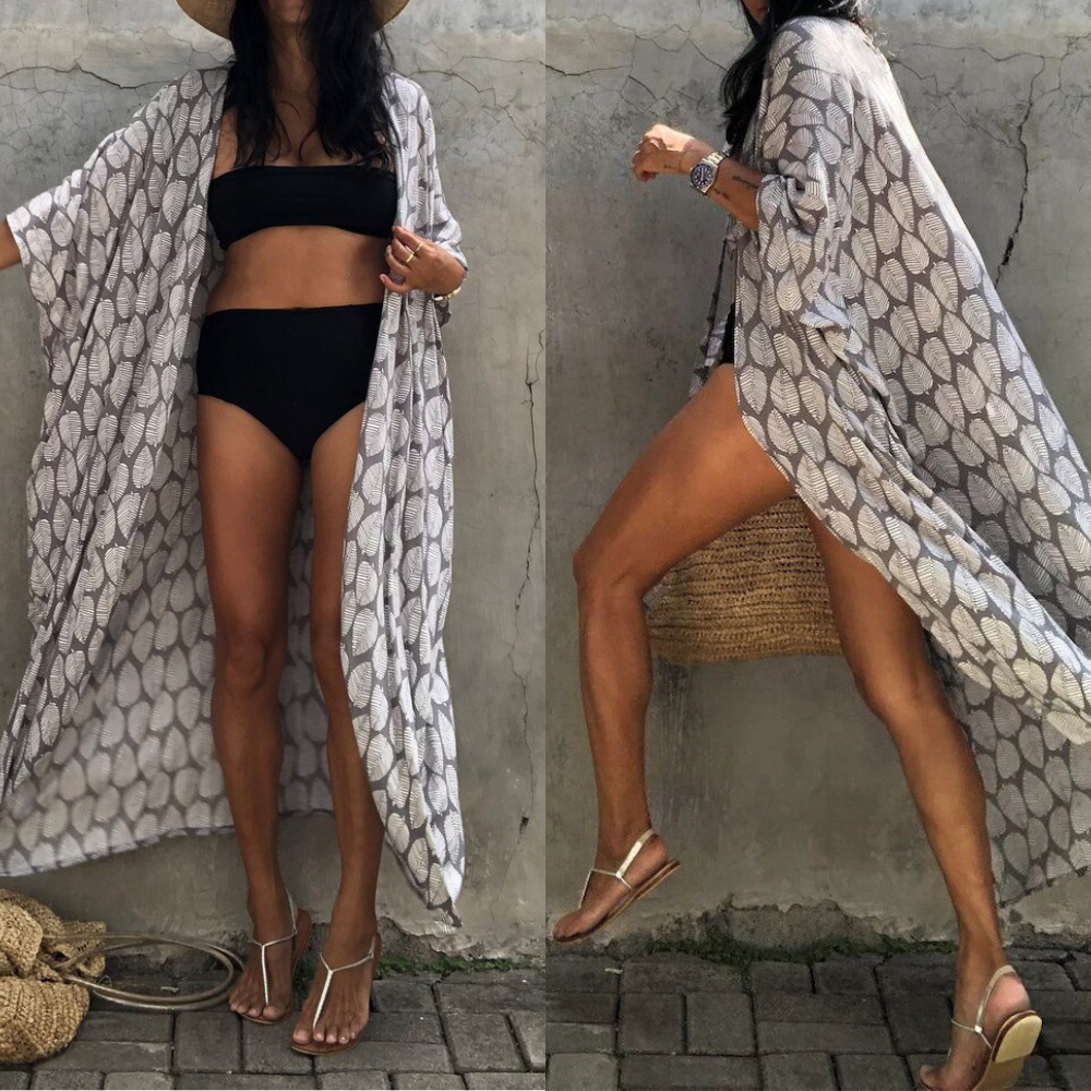 Sol | Kimono Beach Dress Tie-dye Print