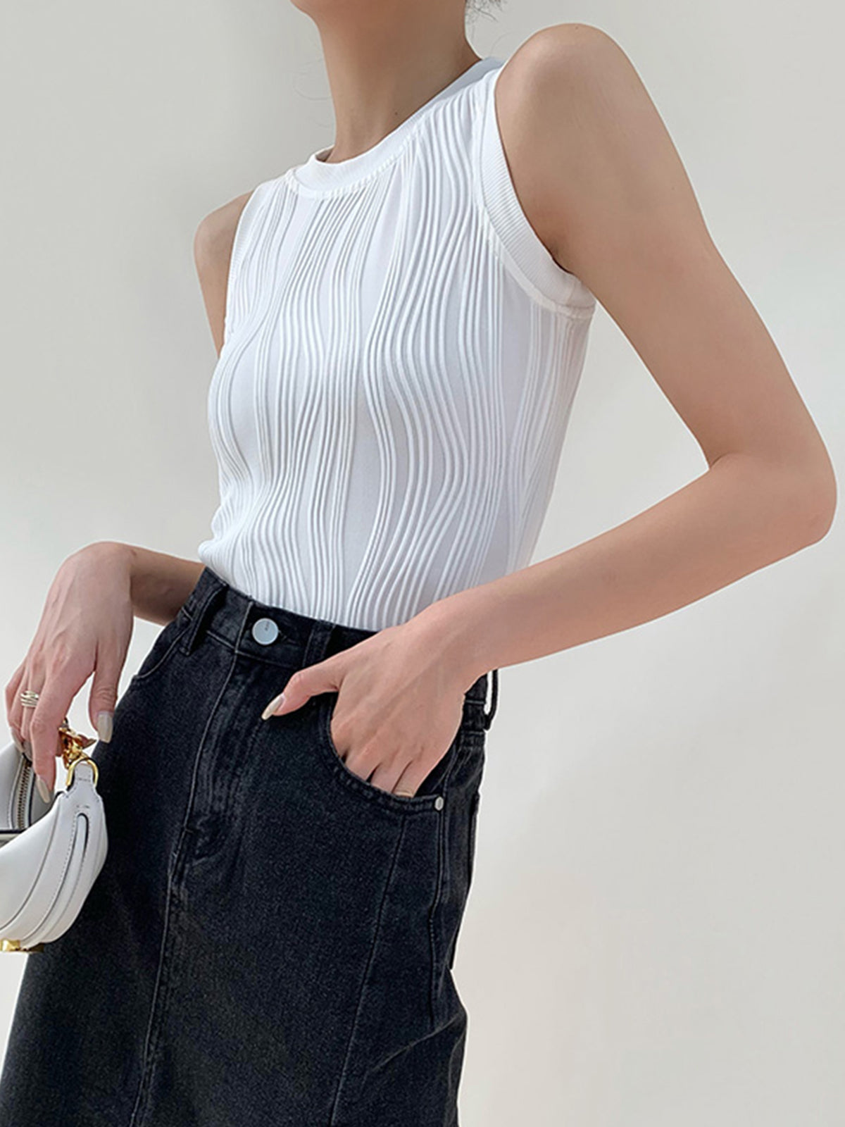Nichelle | Tank Top Vertical Ribbed