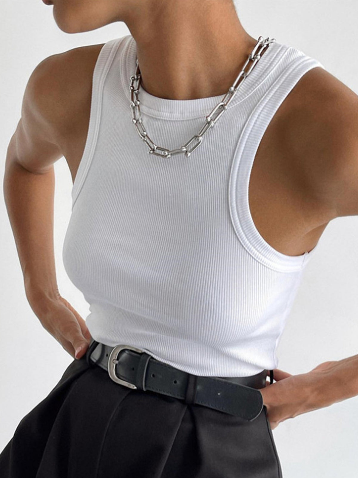 Jennifer | Tank Top Ribbed Knit
