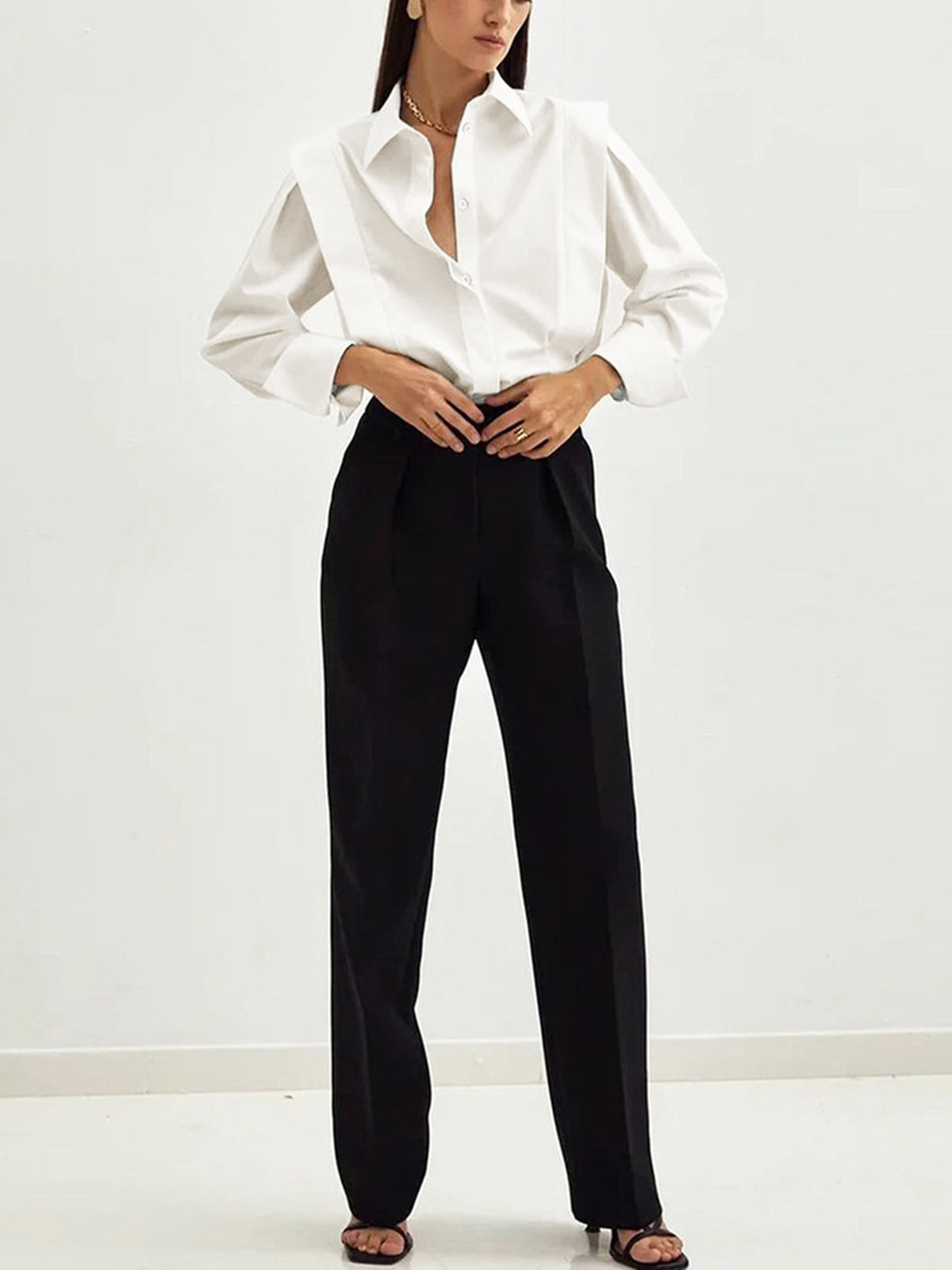 Aleena | Blouse with Pleated Details
