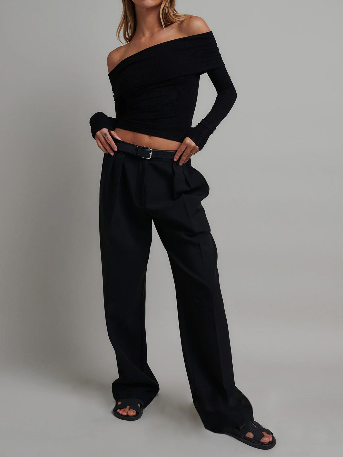 Machelle | Top Off Shoulder Rib