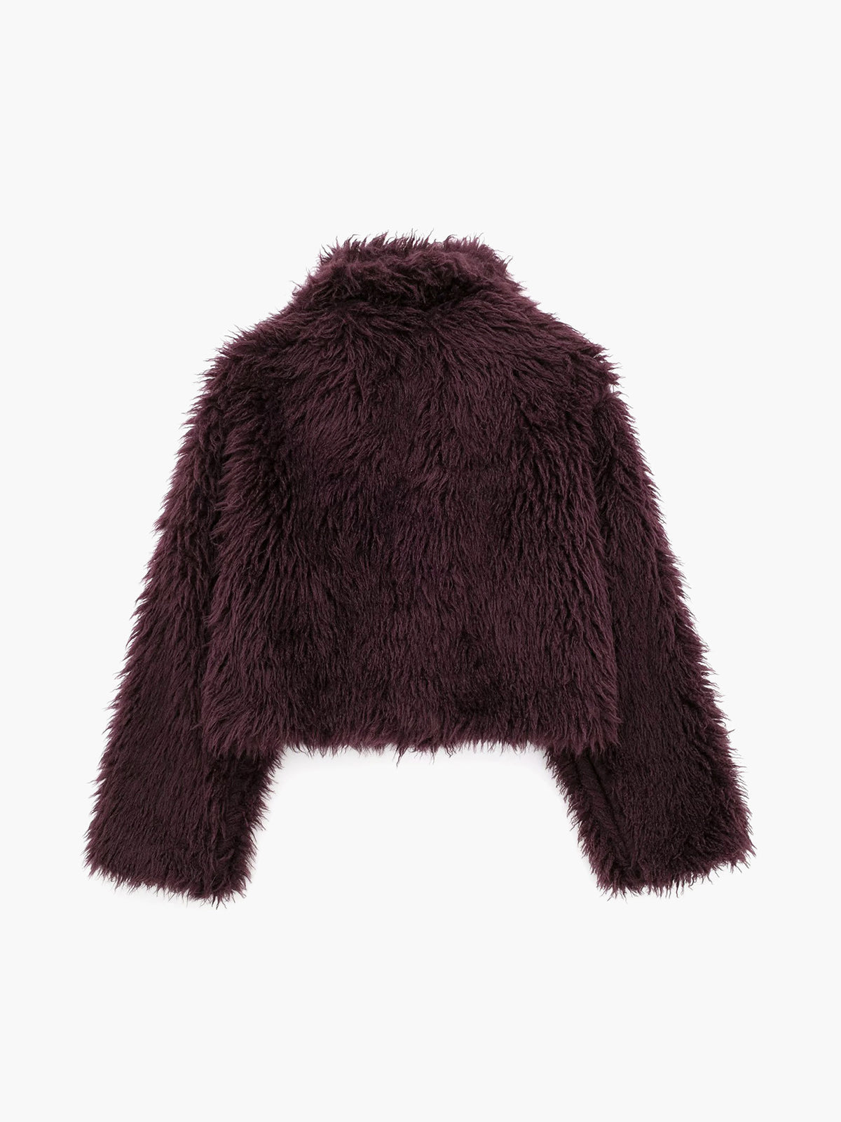 Tonisha | Coat Faux Fur Burgundy