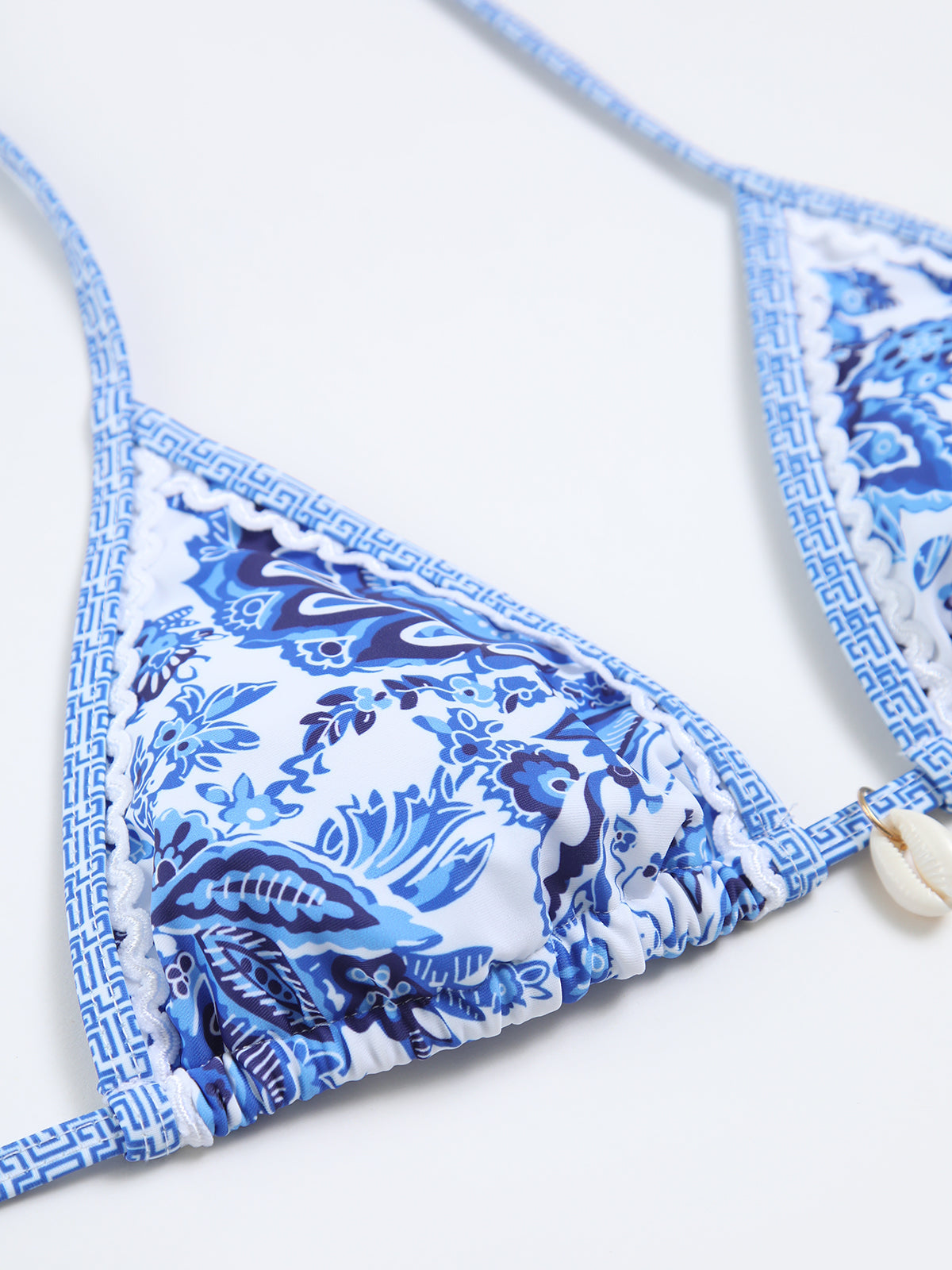 Ilya | Bikini Set with Blue Floral Print