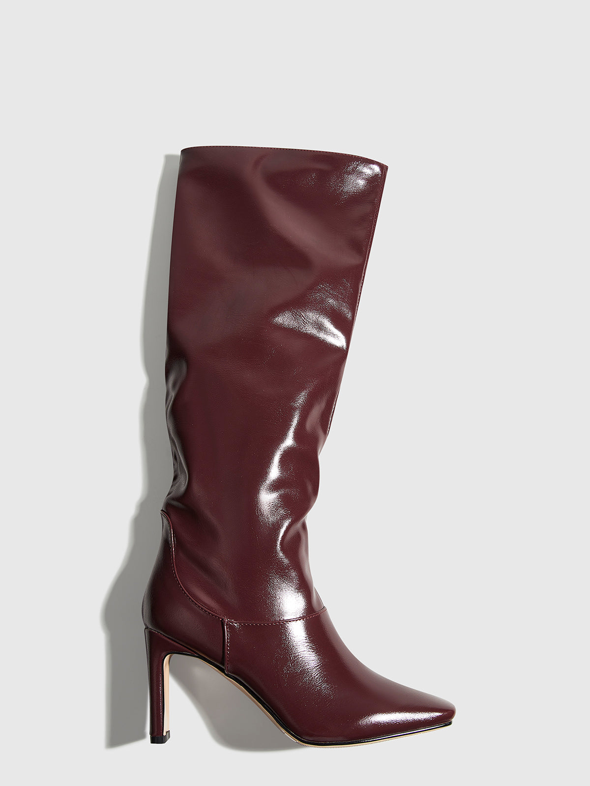 Faviola | Knee-High Boots with a Shiny Finish