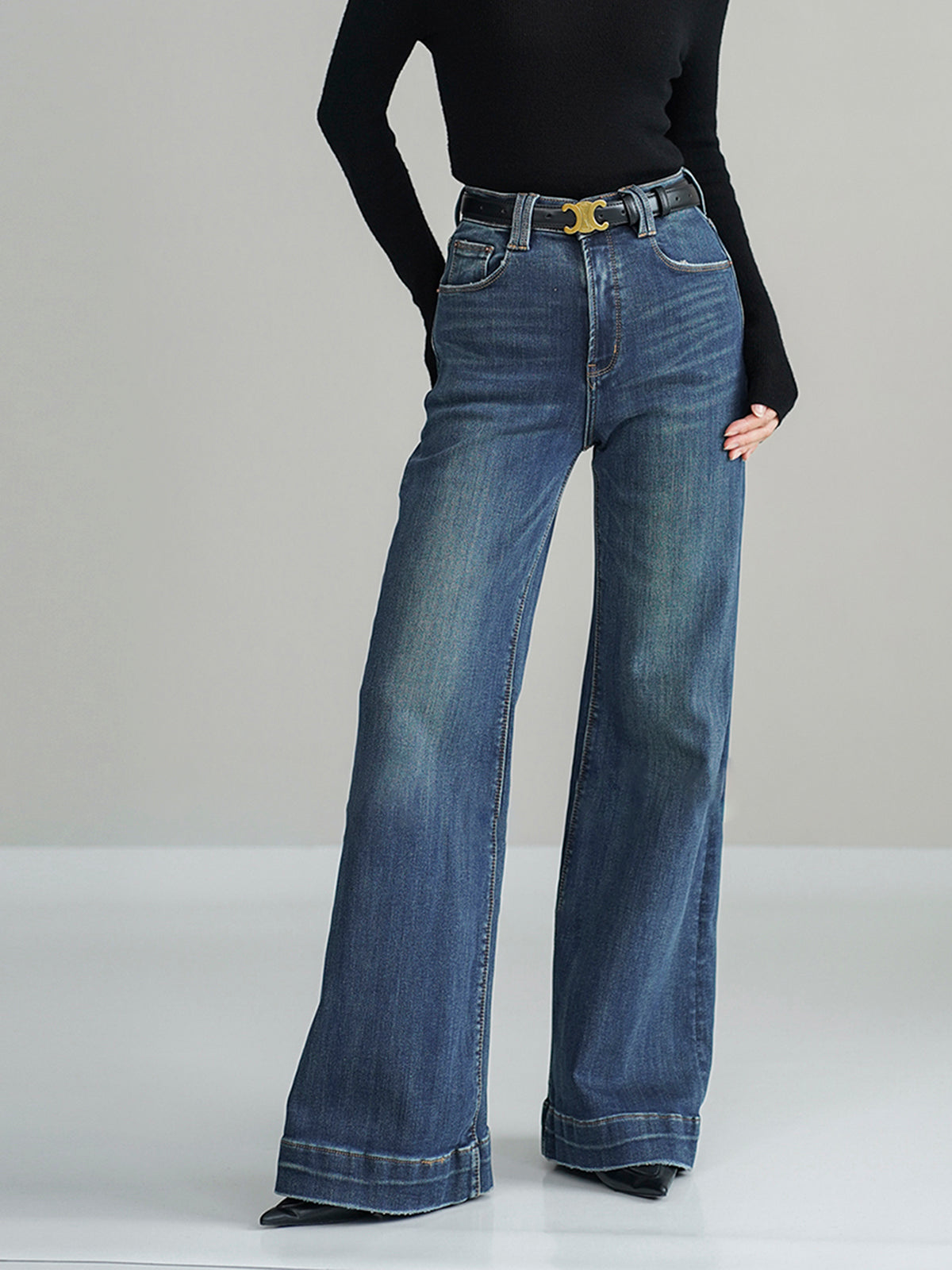 Azariah | Jeans High-waisted Wide-leg