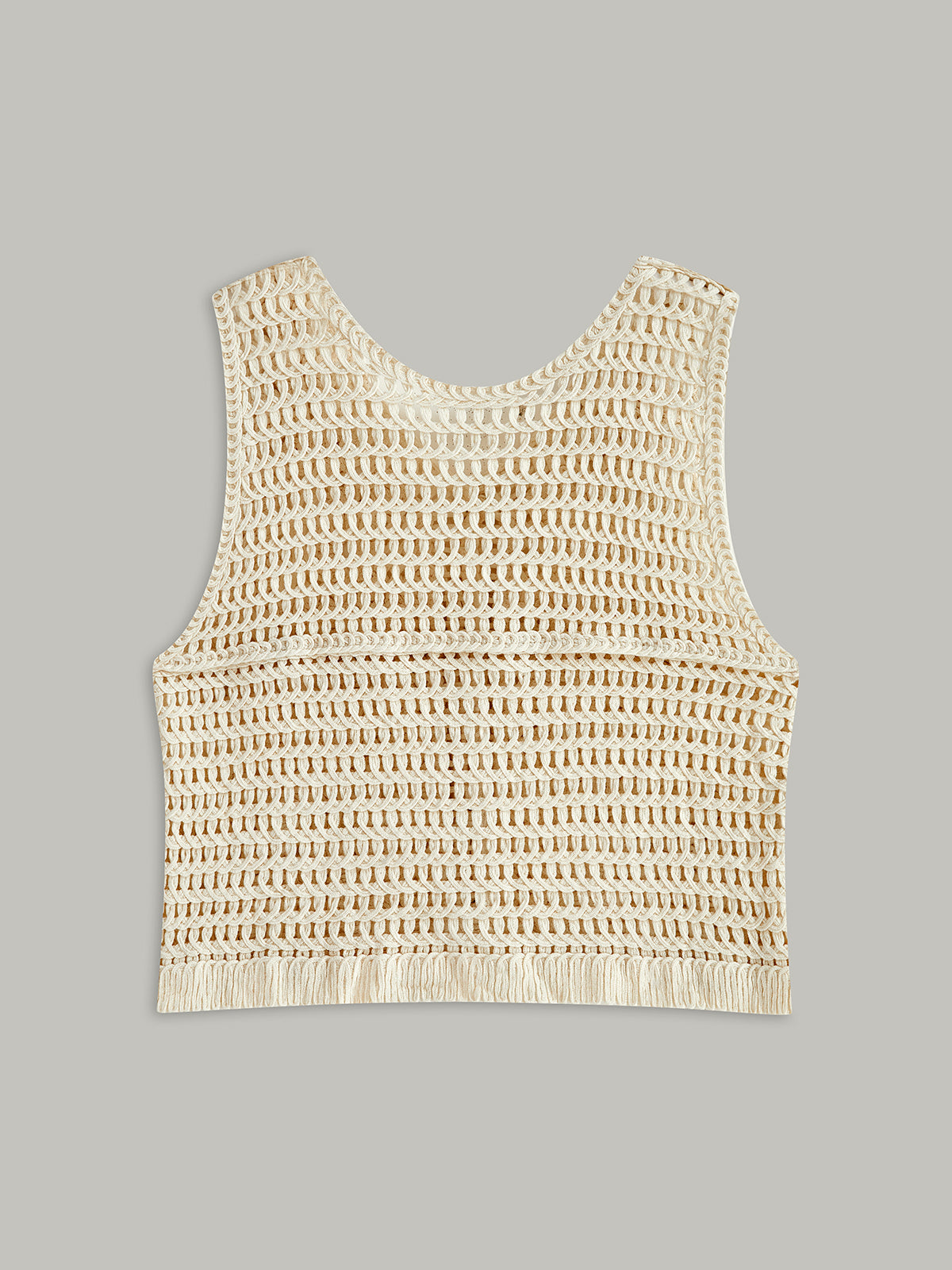 Taylee | Crocheted Cardigan with Flower Pattern