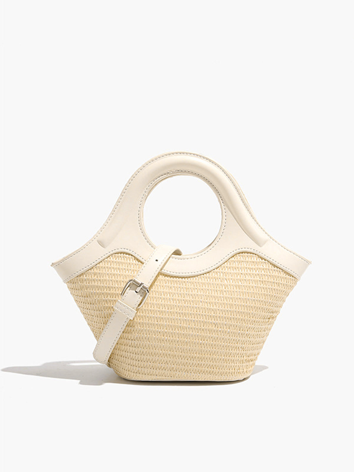 Sheet | Straw Beach Bag Round Handle