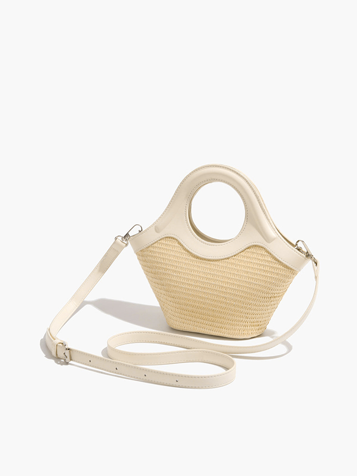 Sheet | Straw Beach Bag Round Handle