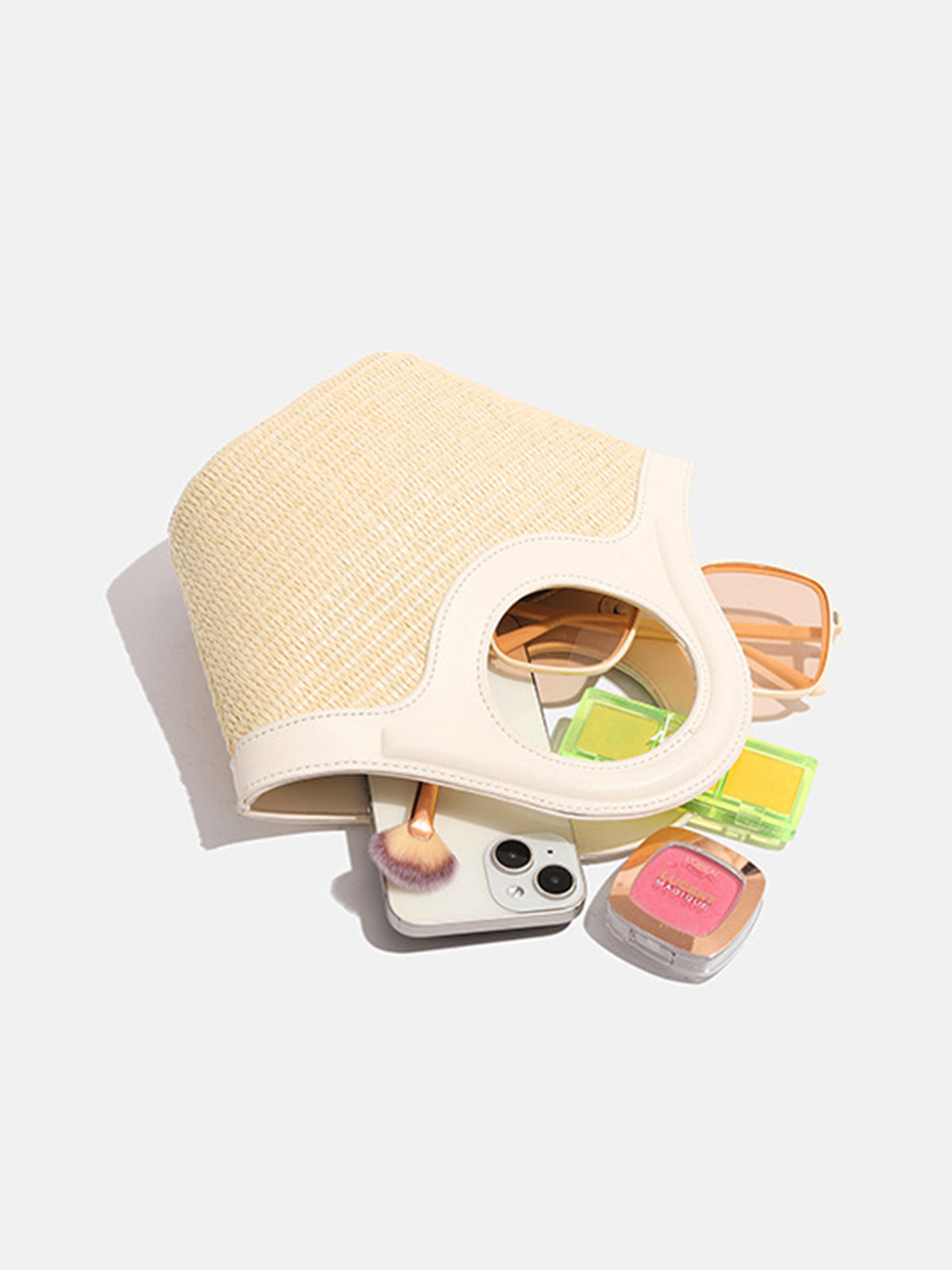Sheet | Straw Beach Bag Round Handle