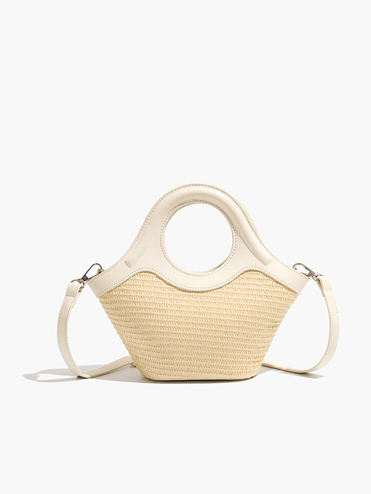 Sheet | Straw Beach Bag Round Handle