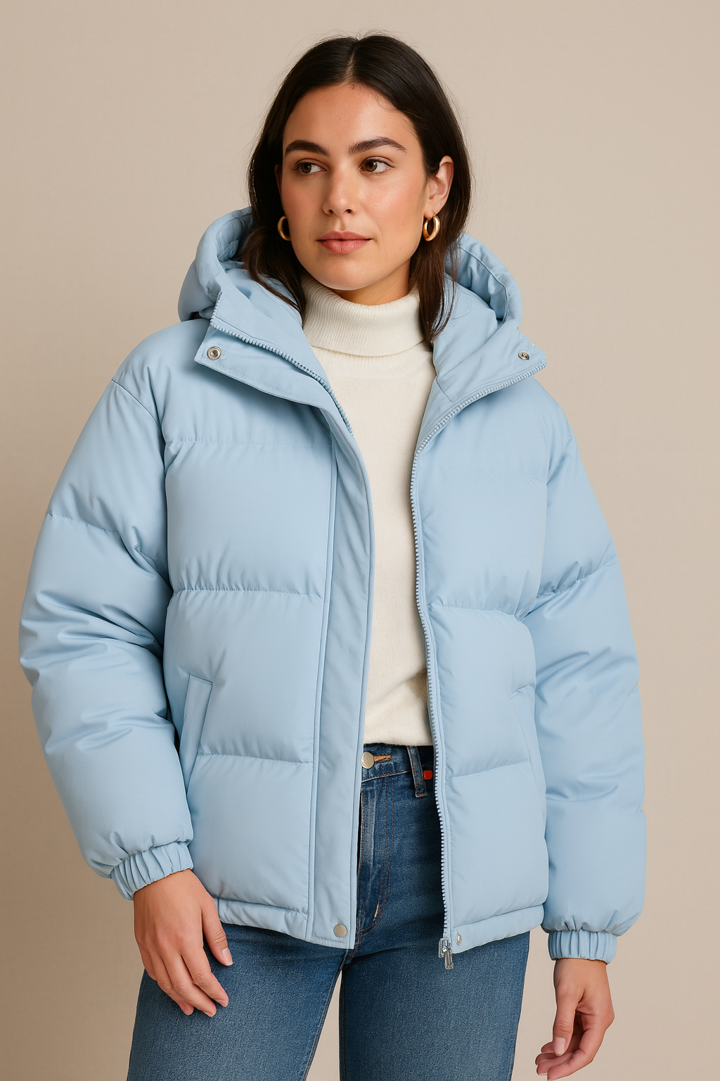 Ani | Hooded puffer jacket