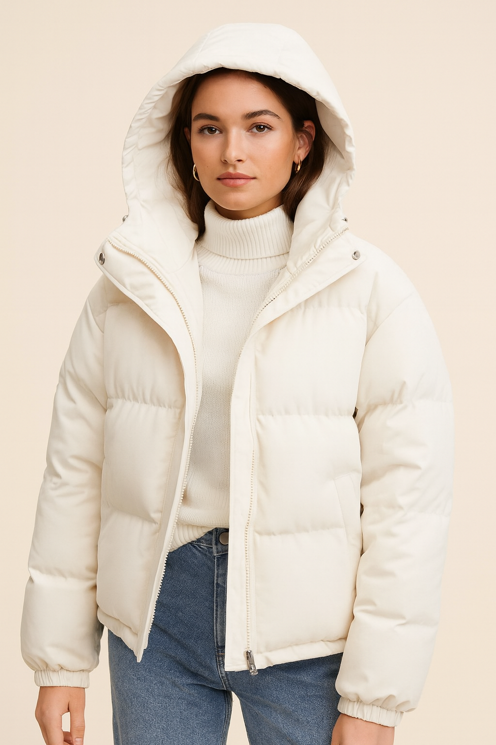 Ani | Hooded puffer jacket