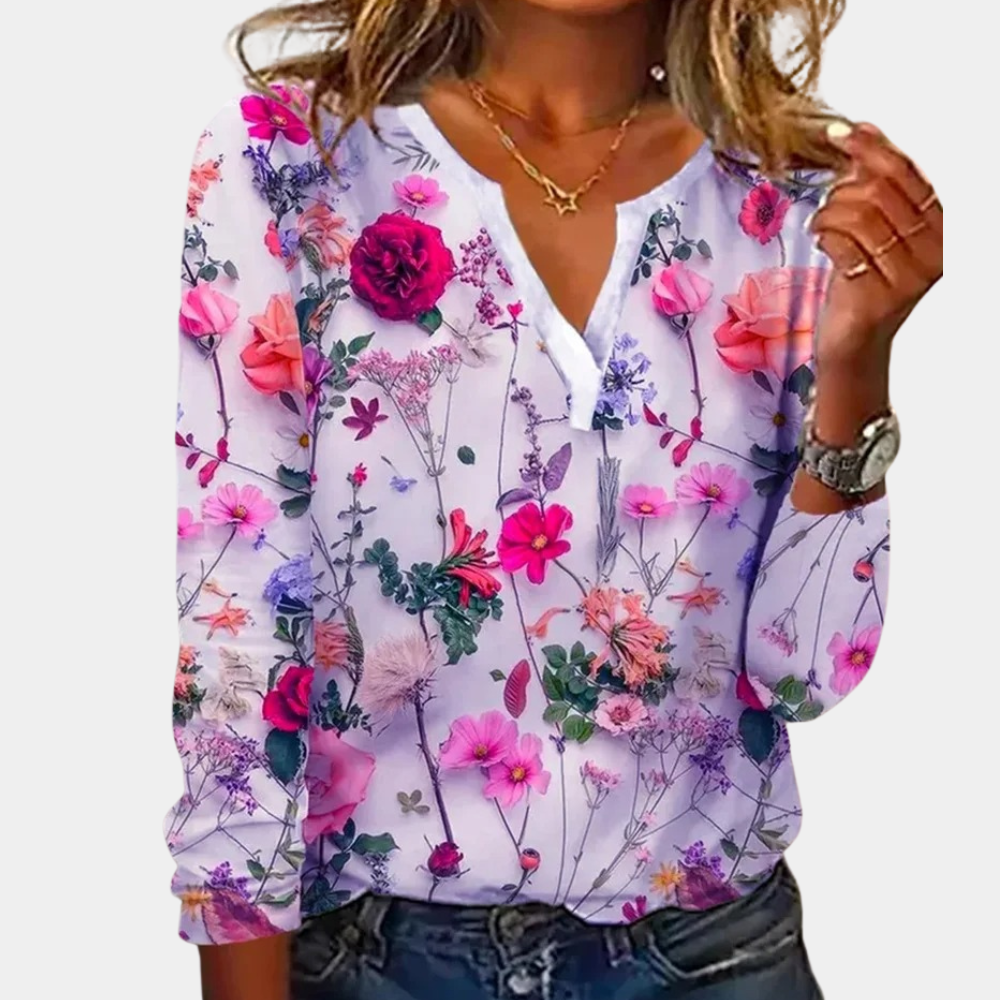 Shara | Blouse with Floral Print