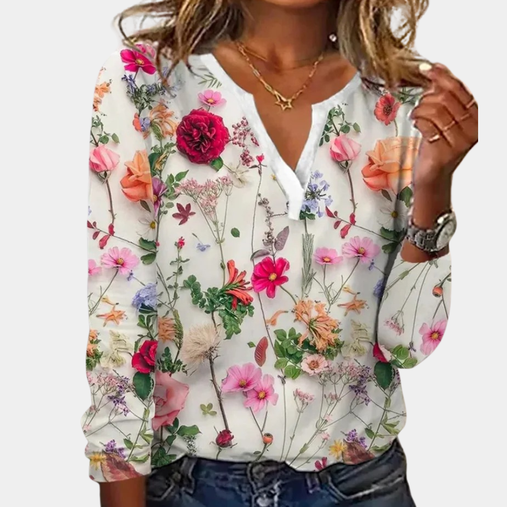 Shara | Blouse with Floral Print