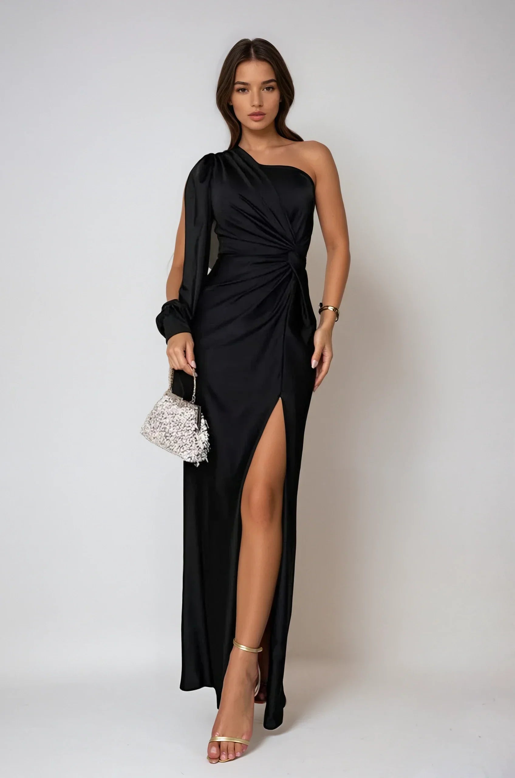 Louie | One-Shoulder Maxi Dress for an Unforgettable Entrance