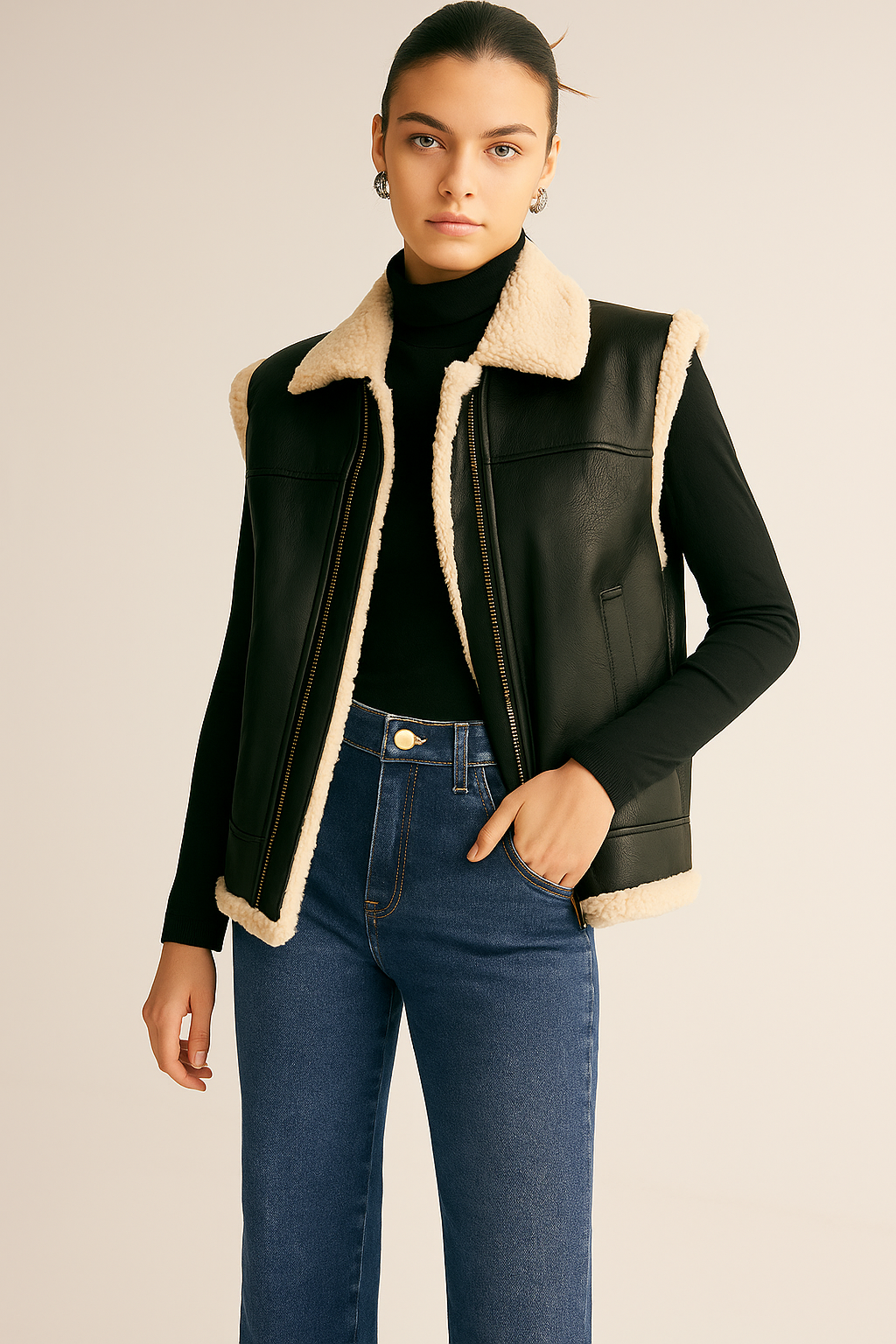Cheryl | Vest Teddy Lined