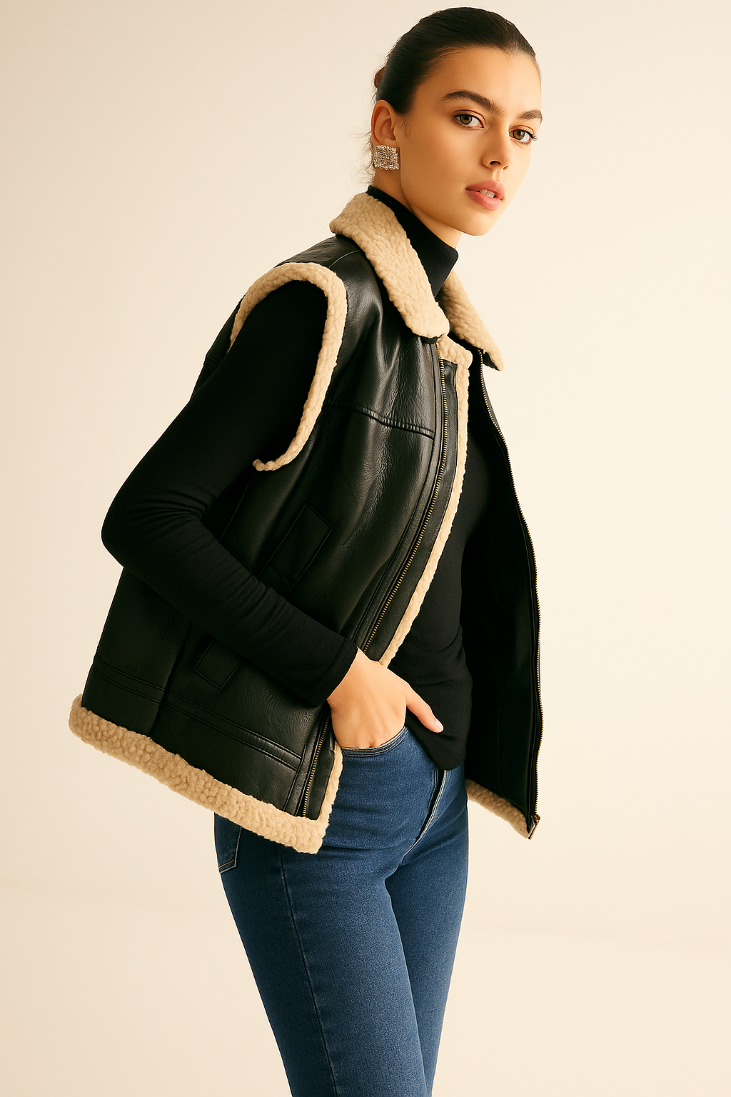 Cheryl | Vest Teddy Lined
