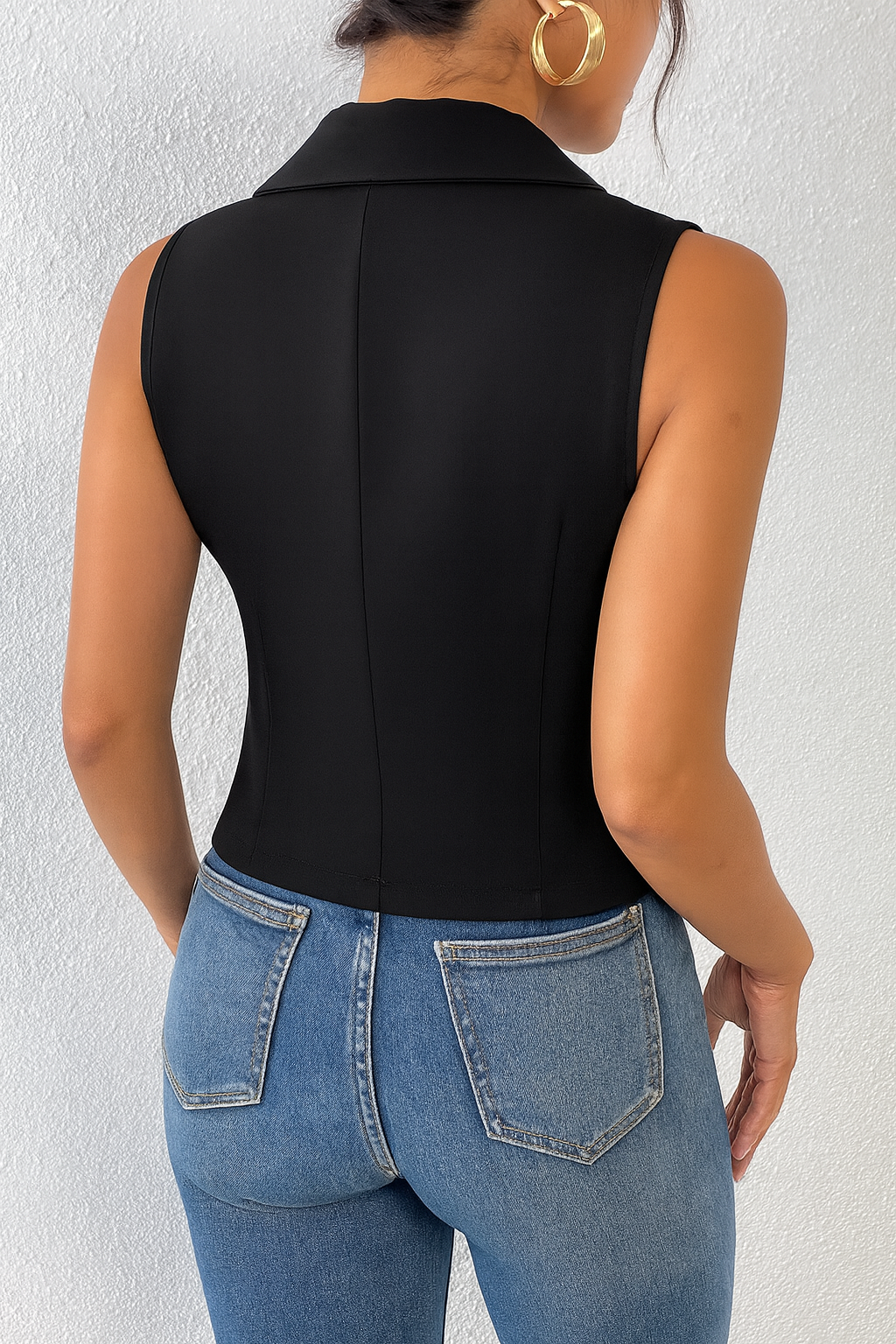 Solé | Fitted Blazer Style Vest