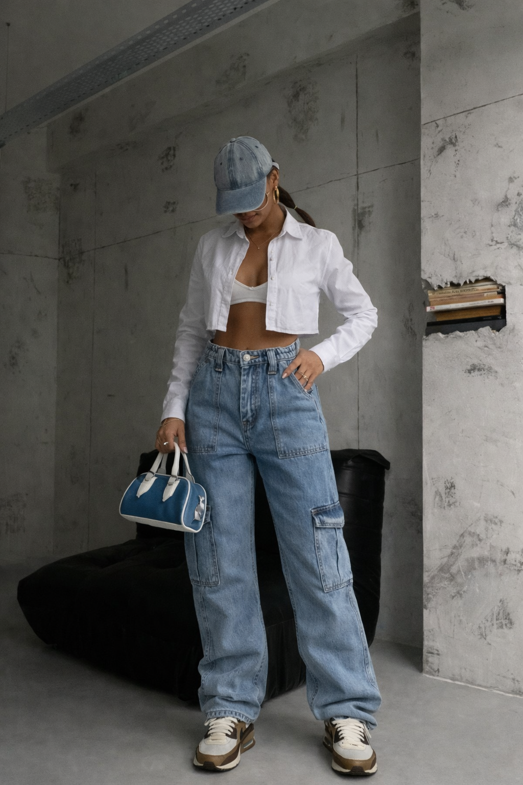Chia | Cargo Pants Utility Pockets
