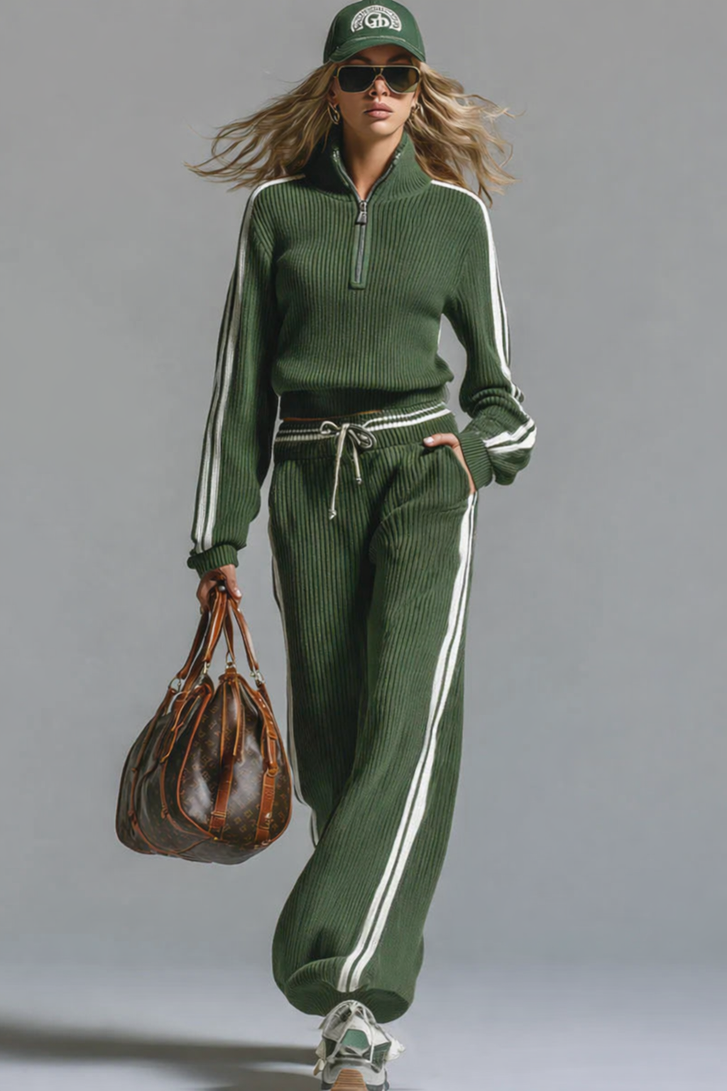 Wende | Tracksuit Set with Stylish Stripes