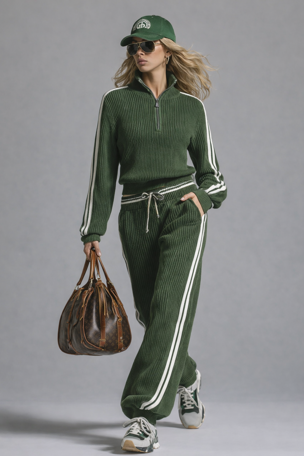 Wende | Tracksuit Set with Stylish Stripes