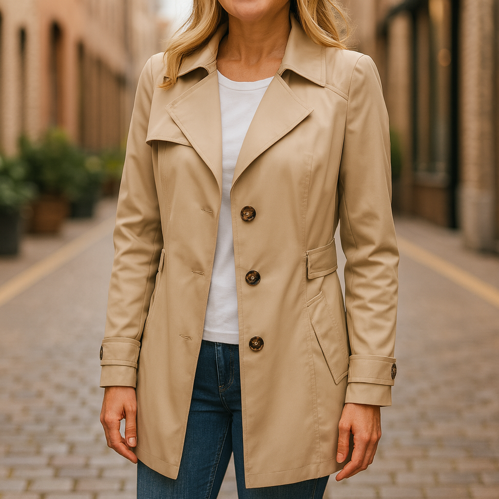 Jamie - Elegant Autumn Trench Coat