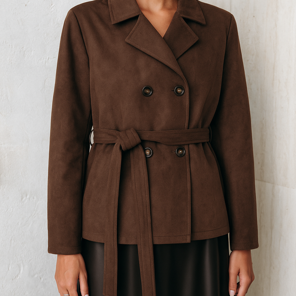 Verona | Women's coat with tie belt