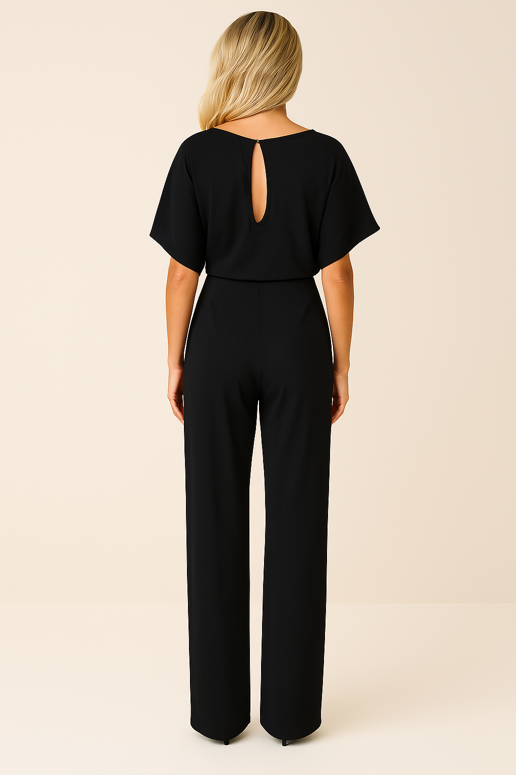 Brecht | Wide-Leg Jumpsuit with Tie Belt