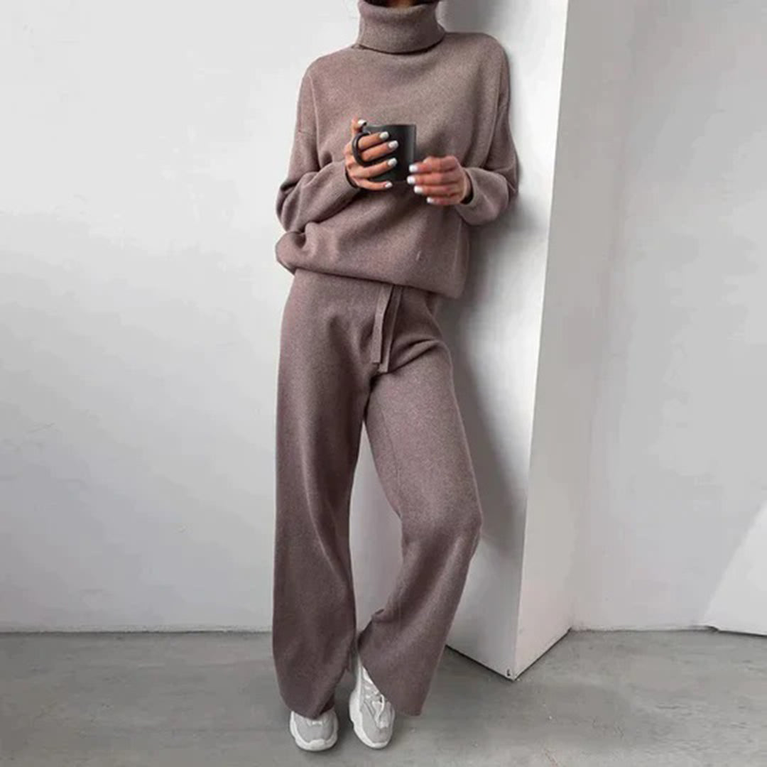 Mia | Comfortable Women's Turtleneck Set Effortless Style
