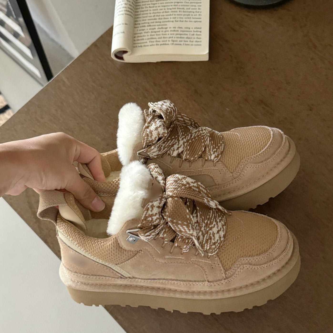 Maudine | Stylish Shoes with Warm Shearling