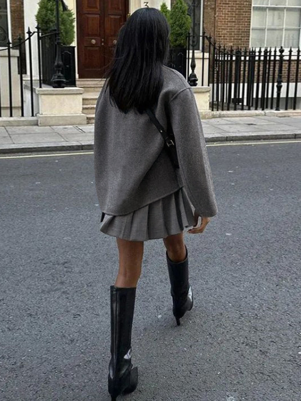 Susanne | Short Women's Coat with Double Button Closure