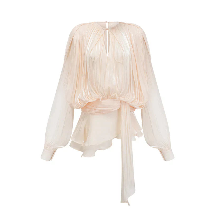 Veerle | Elegant Blouse with a Fitted Waist