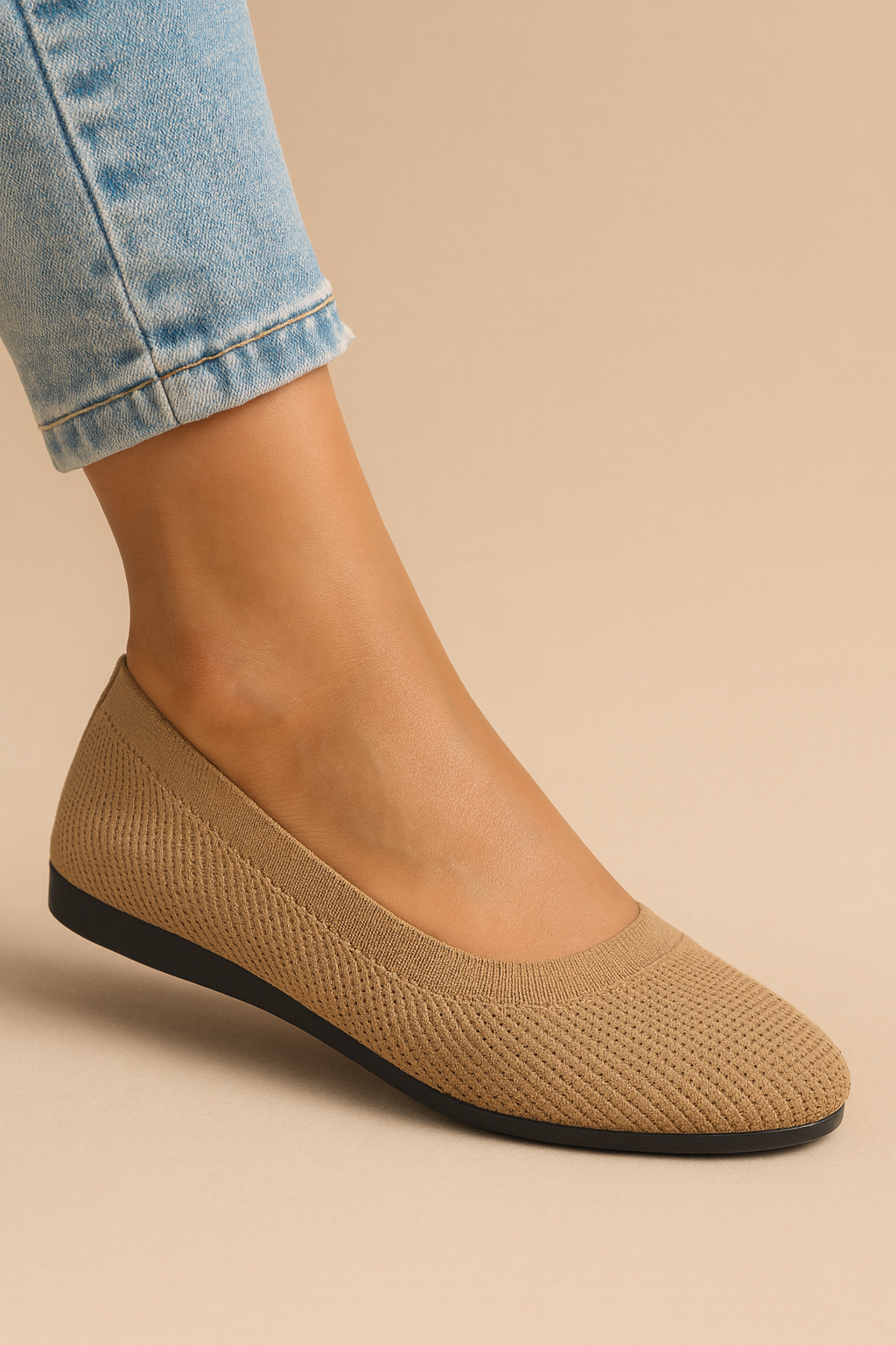 Louann | Breathable Knitted Ballerina Flats