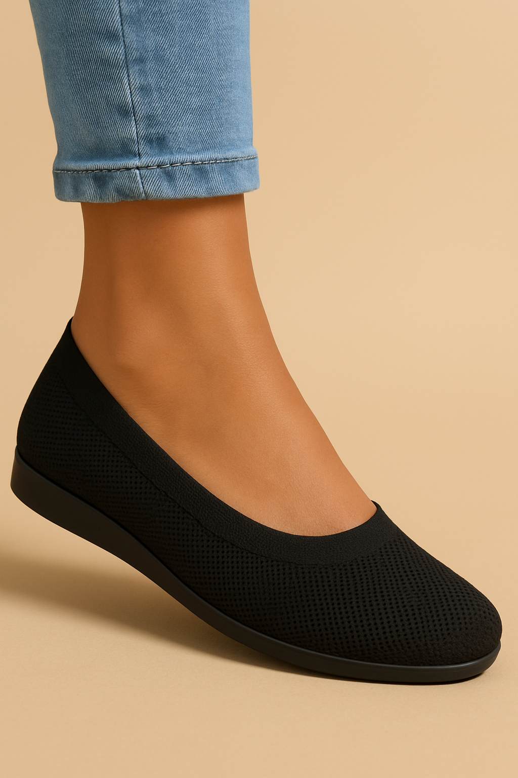Louann | Breathable Knitted Ballerina Flats