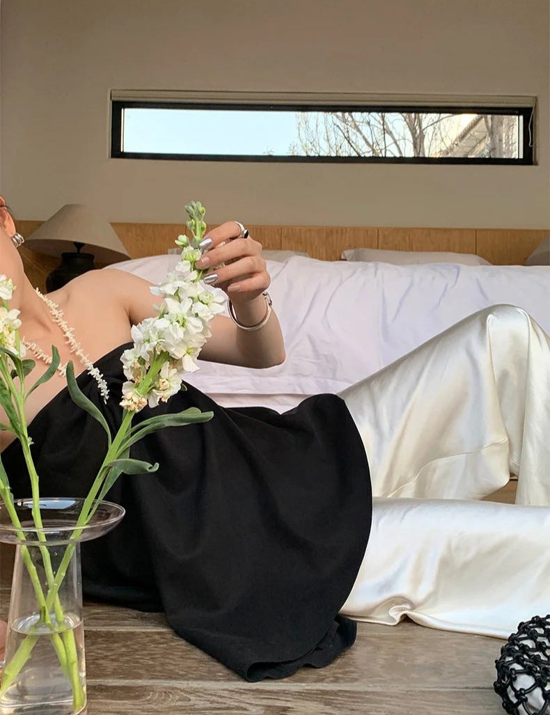 Sahana | Palazzo Pants Satin Look