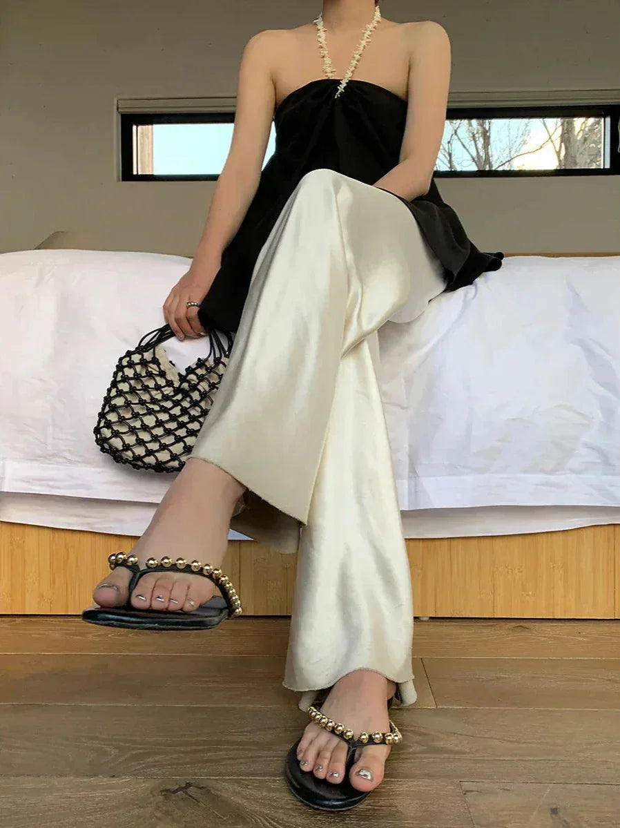 Sahana | Palazzo Pants Satin Look