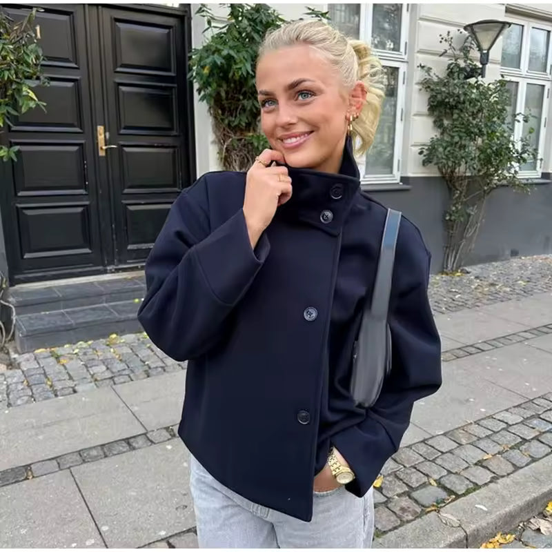 Vonnie | Women's Jacket with Asymmetrical Closure