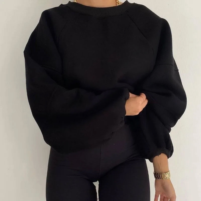 Kaytlyn | Women's Sweatshirt with Voluminous Sleeves
