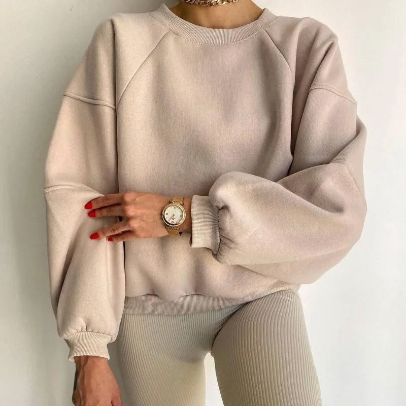 Kaytlyn | Women's Sweatshirt with Voluminous Sleeves