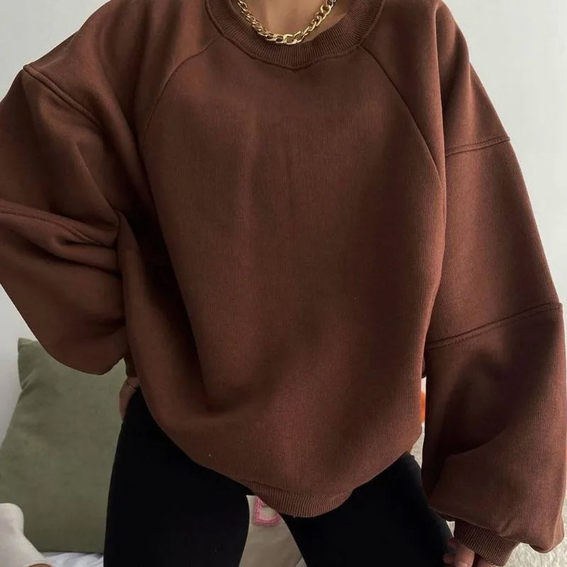 Kaytlyn | Women's Sweatshirt with Voluminous Sleeves