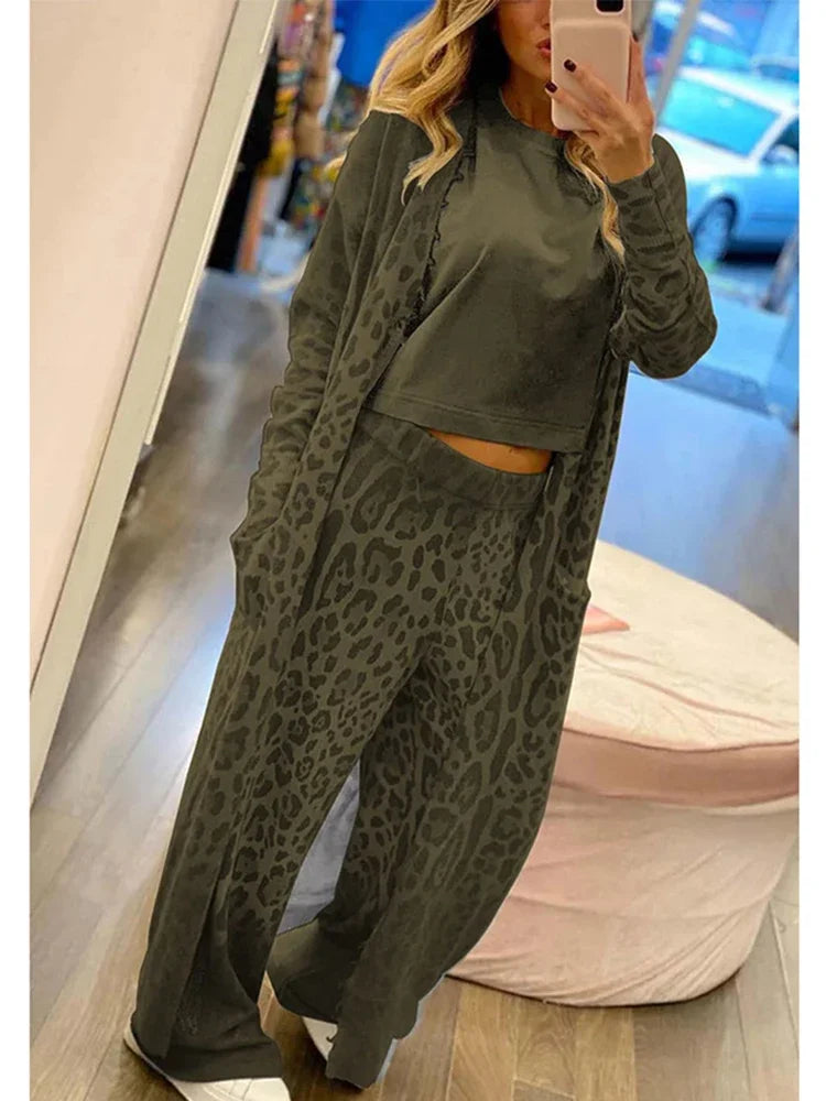 Kati | Loungewear Set Leopard Print