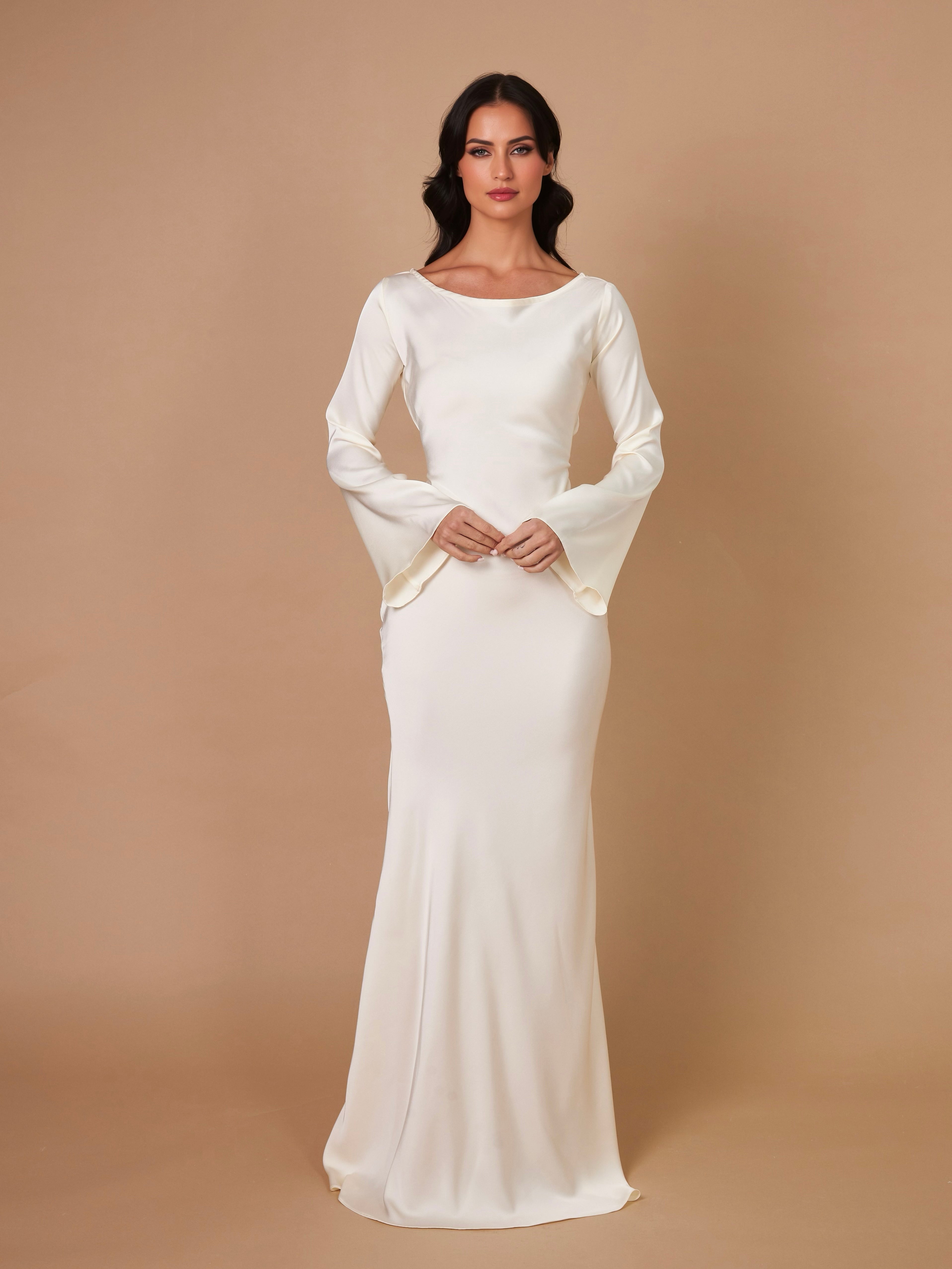 Emmie | Dress with Dramatic Bell Sleeves