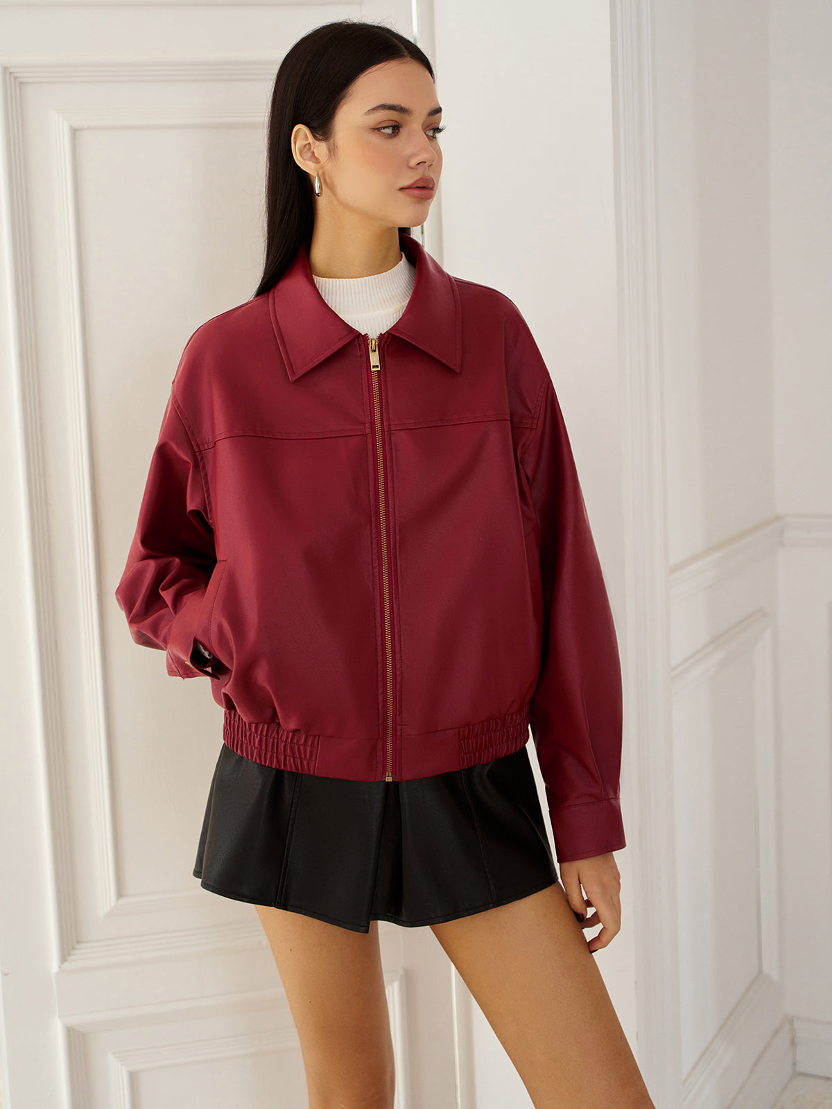 Margot | Bomber Jacket Faux Leather