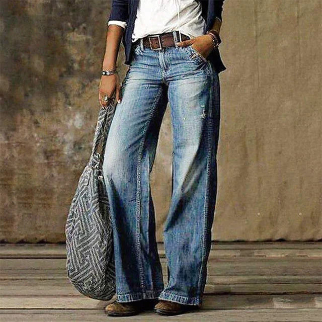 Elois | Jeans Wide Leg Distressed