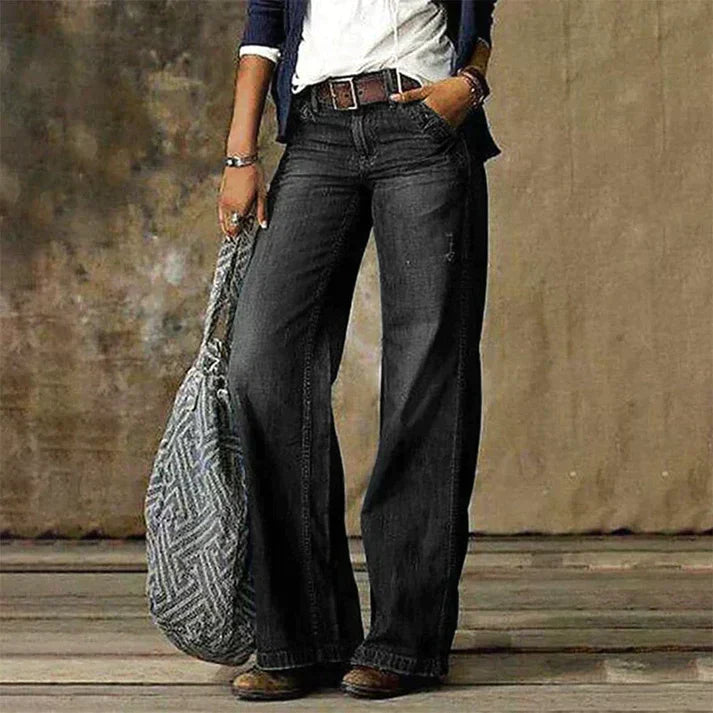 Elois | Jeans Wide Leg Distressed